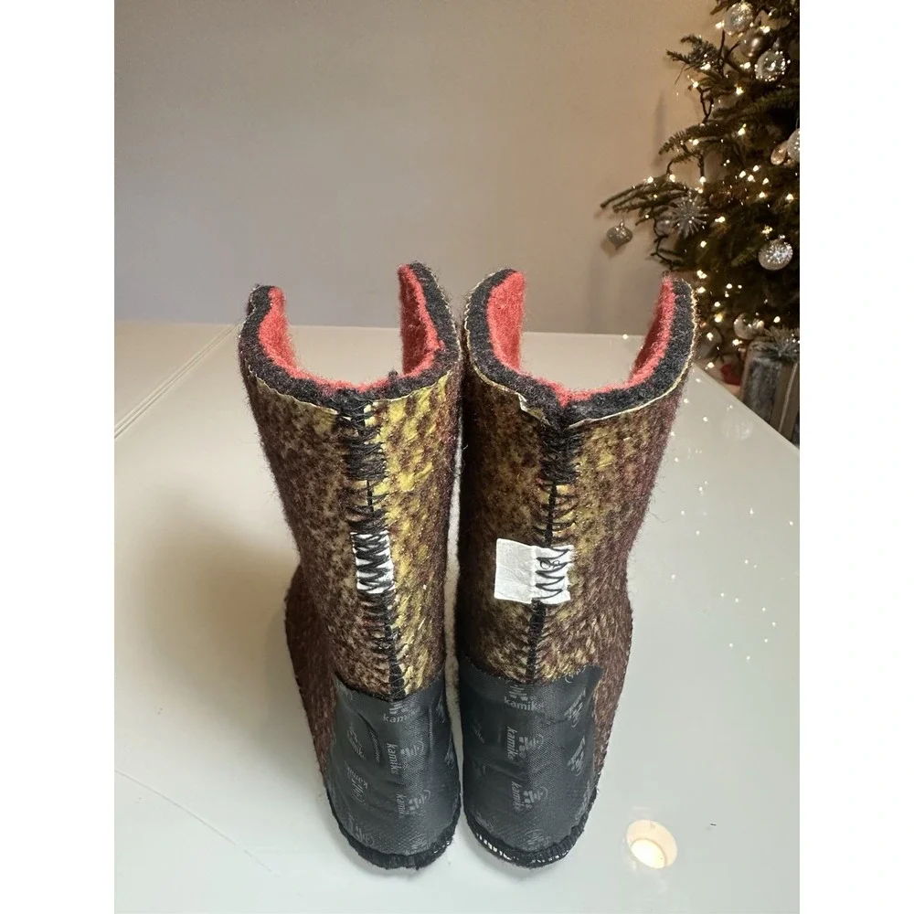 Kamik Kid's  Waterproof Boots Purple / Aqua  Sz. 11